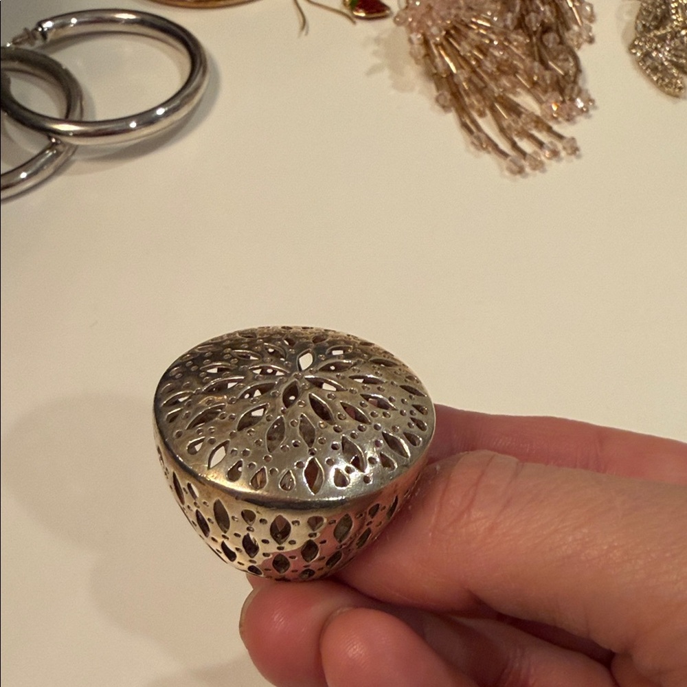 Silver Statement Ring - image 4